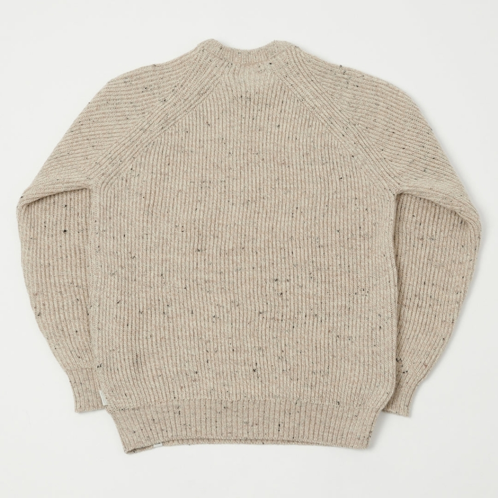 Peregrine British Wool Ford Crew Jumper oatmeal M - Picture 7 of 16